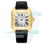 Swiss Copy Cartier Santos Rose Gold Case Ladies Watch 100th Anniversary Edition 